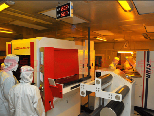 全自動卷對卷高精密玻（bō）璃曝光機（jī）